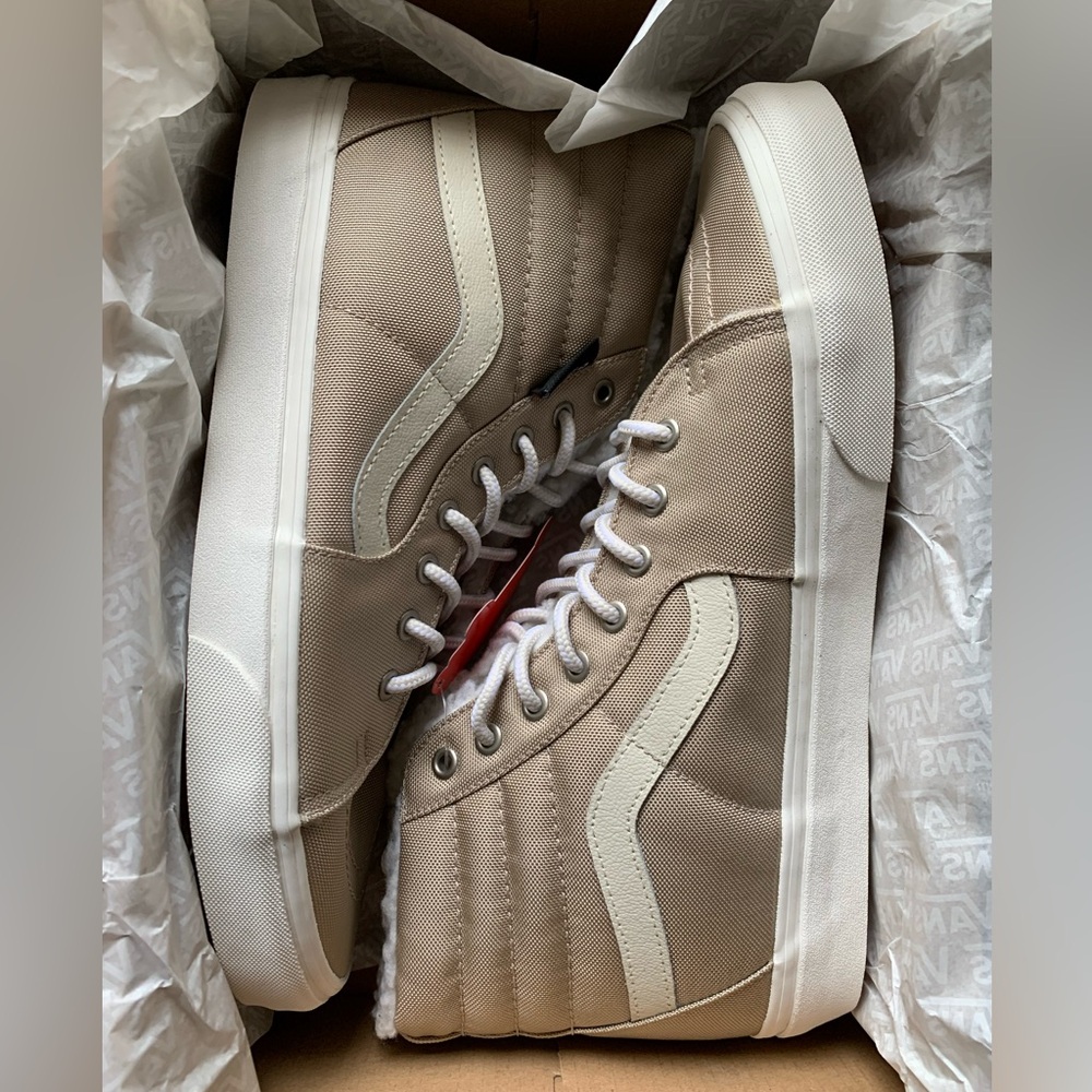 New Vans High-Top Sneakers Cordura Sherpa